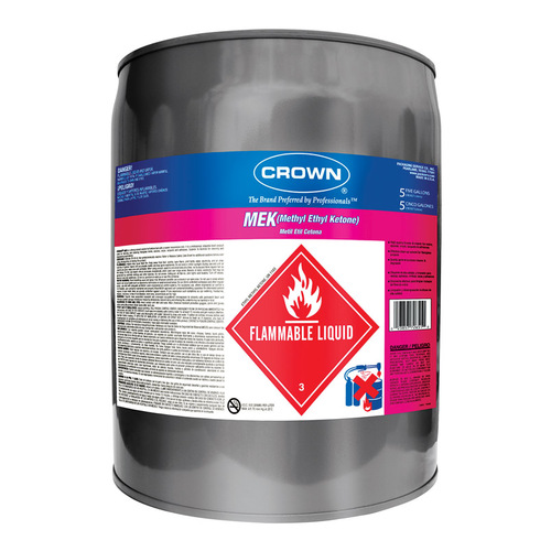 CROWN MKM05 Paint Thinner Methyl Ethyl Ketone 5 gal