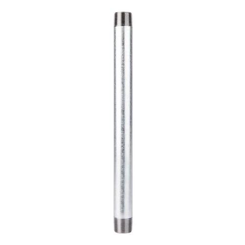 Nipple 3/4" MIP each X 3/4" D MIP in. Galvanized Steel 12" L Galvanized