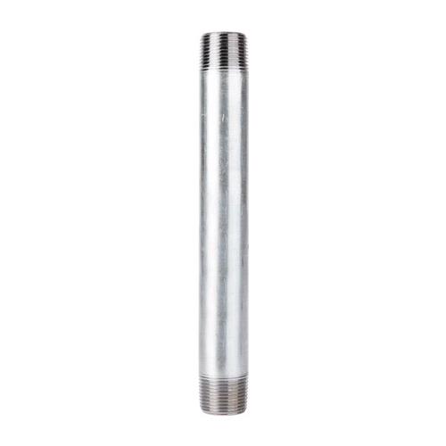 Nipple 1" MIP each X 1" D MIP in. Galvanized Steel 10" L Galvanized