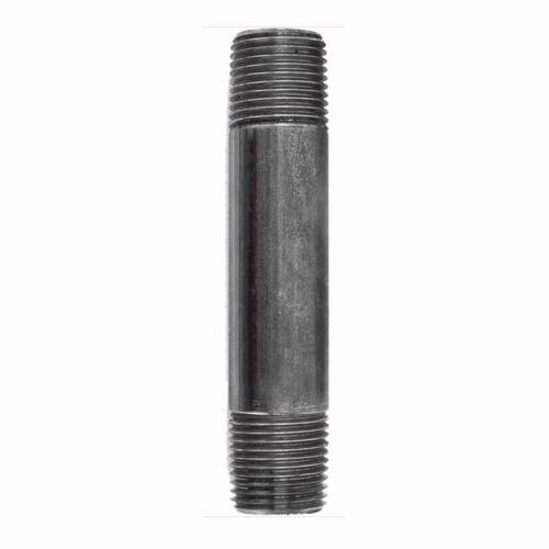 Nipple 3/8" MIP each X 3/8" D MIP Black Steel 4" L Black - pack of 5