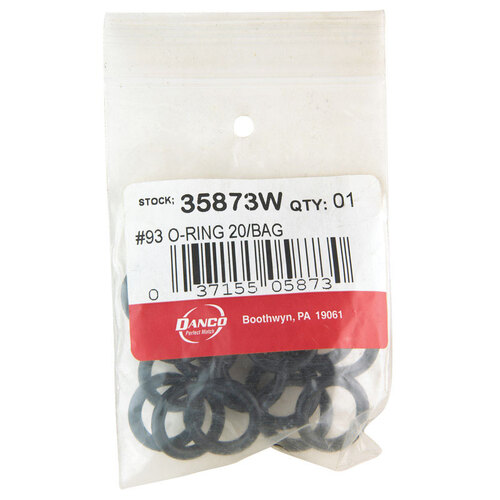 O-Ring 13/16" D X 9/16" D #93 Rubber