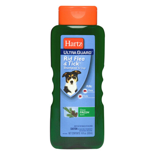 Flea and Tick Shampoo Ultra Guard for Dogs For Dogs 18 oz. Clean Fresh