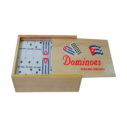 Bene Casa 8367039 Dominoes Double Nine in Wooden Box 55 pc