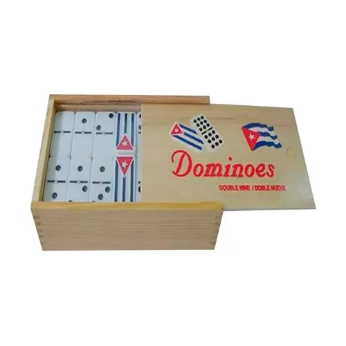 Bene Casa BC-40854 Dominoes Double Nine in Wooden Box 55 pc