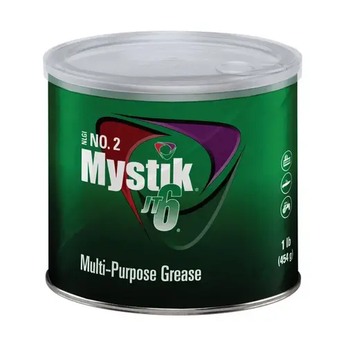 Mystik 665006002038 Grease JT-6 EP Lithium 16 oz Medium Amber