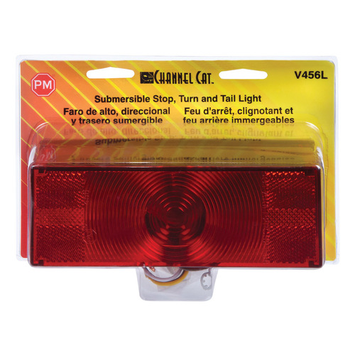 Peterson V456L Combination Tail Light Red Rectangular Utility Red