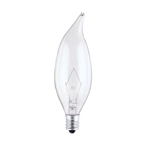 Westinghouse 05107 Incandescent Bulb 40 W CA9 Decorative E12 (Candelabra) White Clear