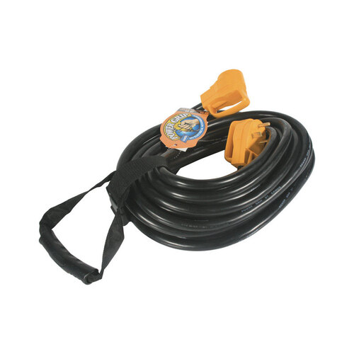 Camco 55197 Extension Cord PowerGrip 50 ft. 30 amps Black
