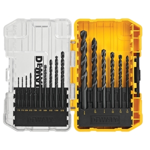 DEWALT DW1176 Drill Bit Set Metal Black and Gold