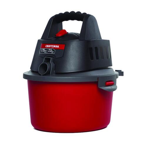 CRAFTSMAN CMXEVBE17250 Wet/Dry Vacuum 2.5 gal Corded 3 amps 120 V 1.75
