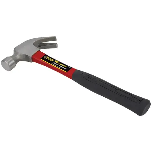 Claw Hammer 16 oz Smooth Face Fiberglass Handle