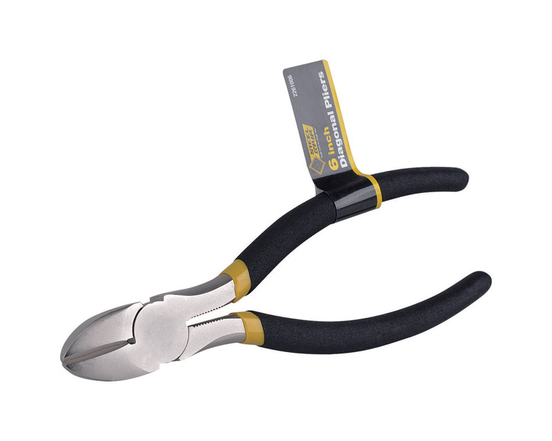 Steel Grip 2261006 Diagonal Pliers 6" Carbon Steel Black/Yellow