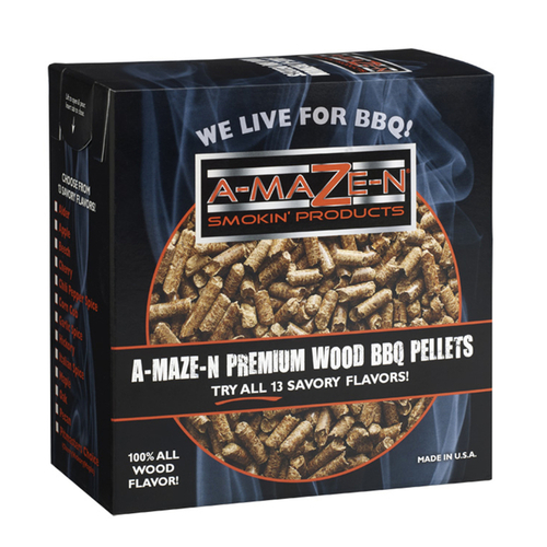 A-MAZE-N AZPLT090240131 Wood Pellets Pitmaster's Choice All Natural Cherry/Hickory/Maple 2 lb
