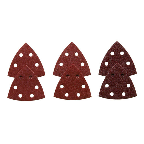 Detail Sanding Triangle 3-1/2" L X 3.75" W Assorted Grit Aluminum Oxide