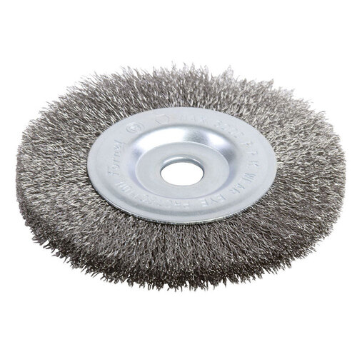 Wire Wheel Brush 4" Crimped Metal 6000 rpm