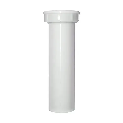 Sink Tailpiece 1-1/2" D X 6" L Plastic White