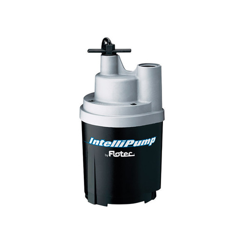 STA-RITE FP0S1775A Flotec IntelliPump FP0S1775A Automatic Submersible Utility Pump, 115 V, 0.25 hp, 1 in Outlet, 1790 gph