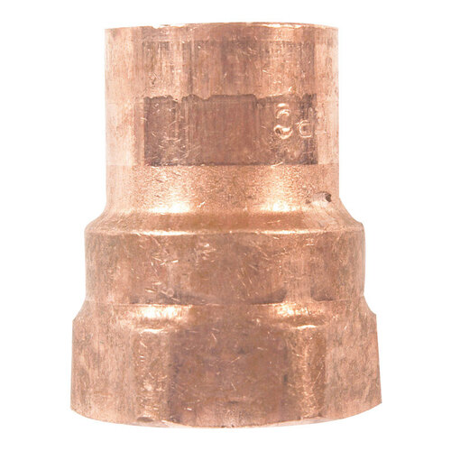 Pipe Adapter 3/4" Copper T X 3/4" D FIP Copper - pack of 10