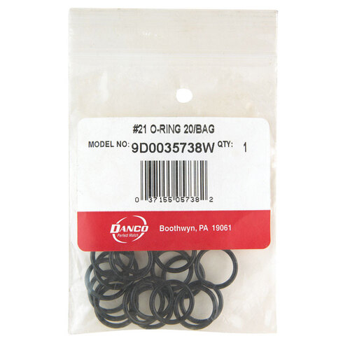 O-Ring 0.6" D X 0.47" D Rubber