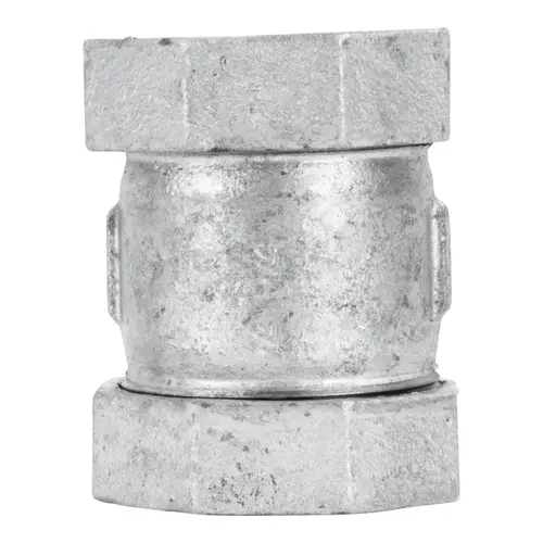 Coupling 1-1/4" Compression each X 1-1/4" D Compression Galvanized Malleable Iron 3" Galvanized
