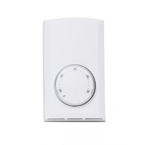 Single Pole Thermostat Wall Mount Heating Dial White