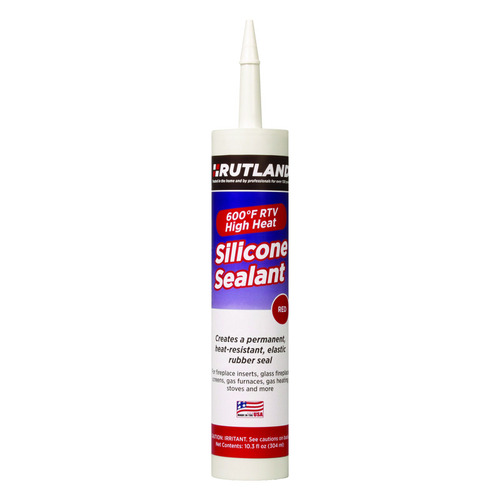 High Heat Silicone Sealant  Red