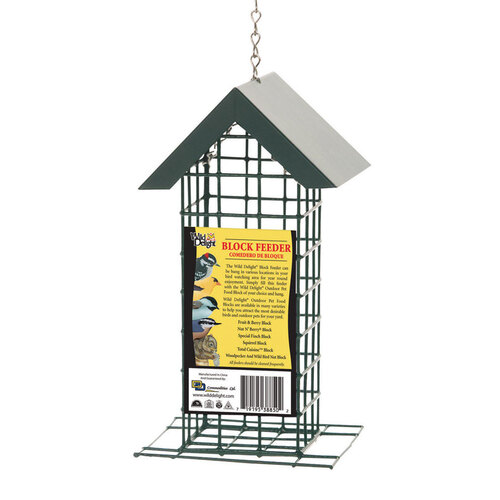 Bird Feeder Wild Bird 1 lb Wire Block 1 ports