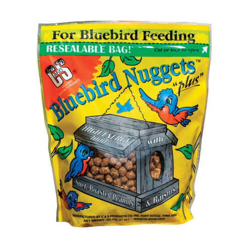 C & S 06526 Nuggets Bird Food, High-Energy, 27 oz Bag