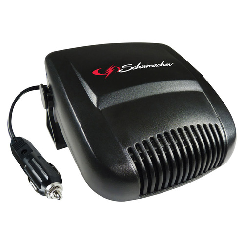 Ceramic Heater and Fan 12 V Black For Automotive/ Car Black