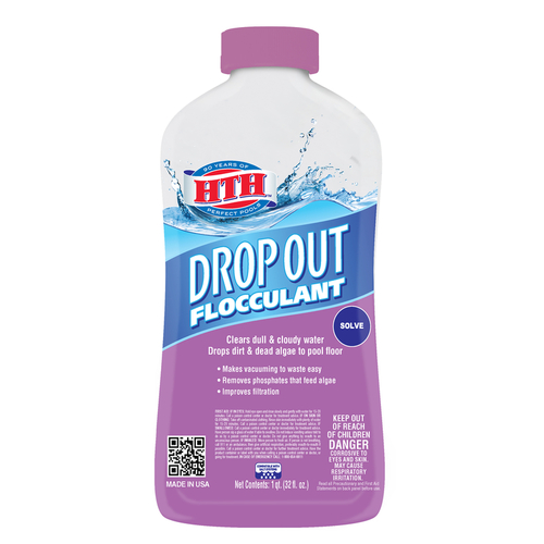 HTH 67029 Flocculant Drop Out Liquid 32 oz