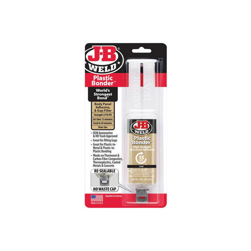 JB Weld 8398232 Plastic Bonder High Strength Liquid 0.85 oz