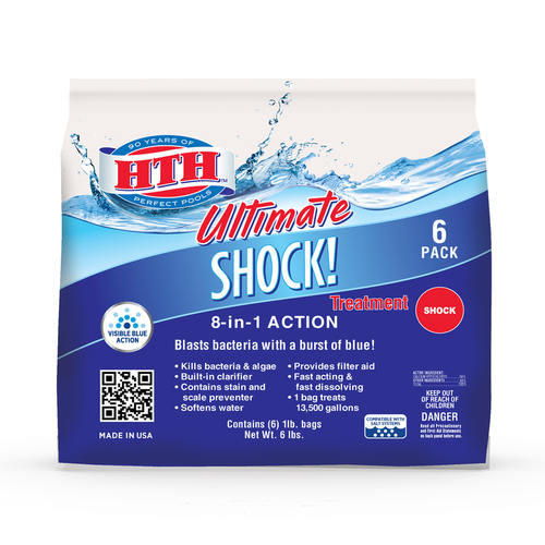 HTH 52040 Ultimate 52028 Shock Treatment, White - pack of 6