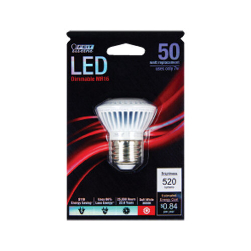 LED Bulb MR16 E26 (Medium) Soft White 50 Watt Equivalence Clear