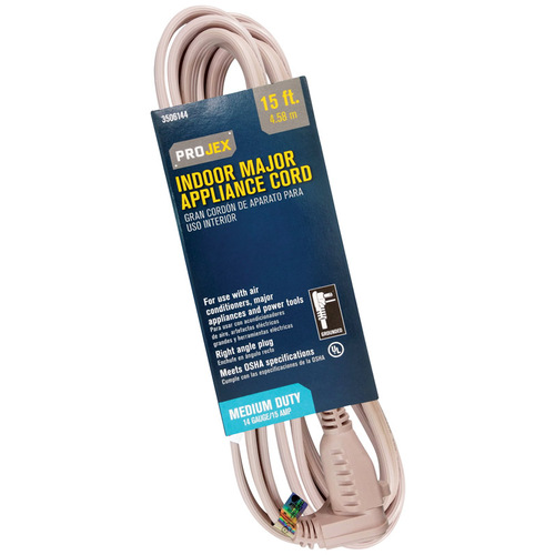 Appliance Cord 14/3 SPT-3 15 ft. L Beige