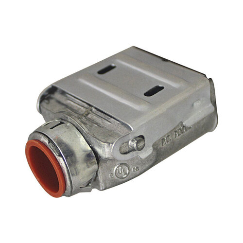 Sigma Engineered Solutions 49635 Duplex Connector Double Snap Lock 3/8" D Die-Cast Zinc For AC, MC and