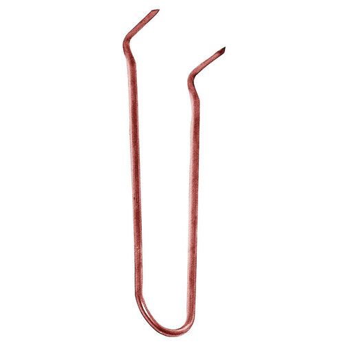 Sioux Chief 50636CPK2 Wire Pipe Hook 3/4 x 6" Copper Plated Copper