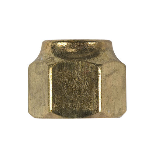 JMF COMPANY 4174249 Forged Flare Nut 1/4" Flare X 1/4" D CTS Brass