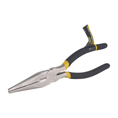 Long Nose Pliers 8" Carbon Steel Black/Yellow