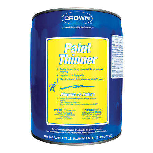 CROWN PTM05 Paint Thinner Mineral Spirits 5 gal