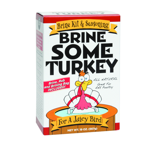 Brine Some Turkey OW85235 Brine Kit and Seasoning Juice Bird 19 oz