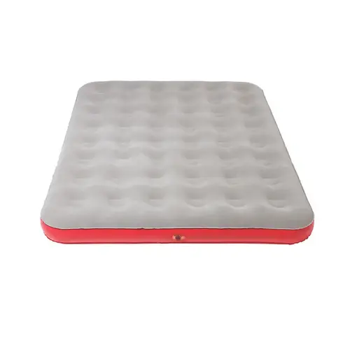 Single High Quick Air Mattress, Queen Gray