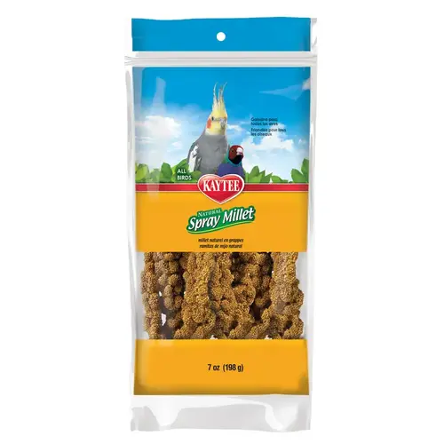 Food Spray Millet Natural Sticks Bird 7 oz