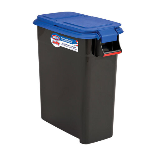 Charcoal Dispenser Kaddy Plastic Black/Blue Black/Blue - pack of 4