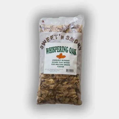 Chigger Creek 762594041004 Wood Smoking Chips Sweet' N Smoky Whispering Oak 200 cu in