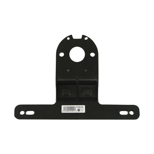 Peterson V440-09 License Plate Mounting Bracket Black Plastic Black