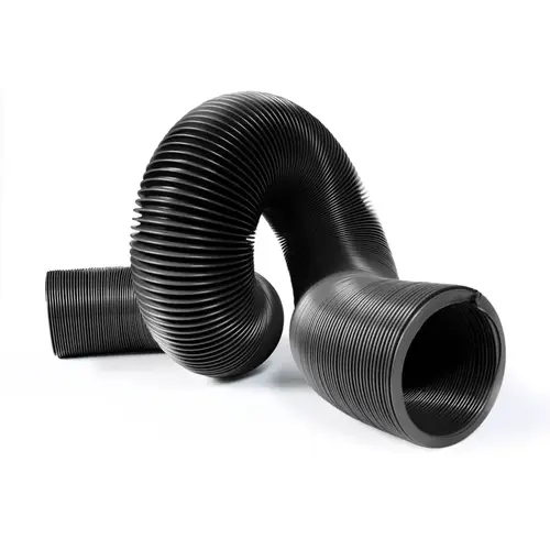 RV Sewer Hose, Black Vinyl, 10 Ft. x 3 In.