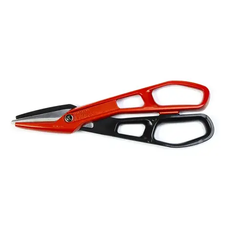 W12L Snip, 12 in OAL, 3 in L Cut, Compound Cut, Steel Blade, Loop Handle Gray