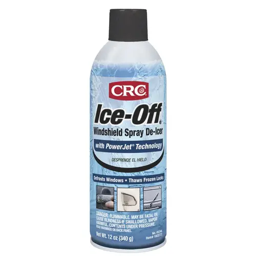 CRC 05346 Windshield De-Icer Spray - 12 oz Aerosol White