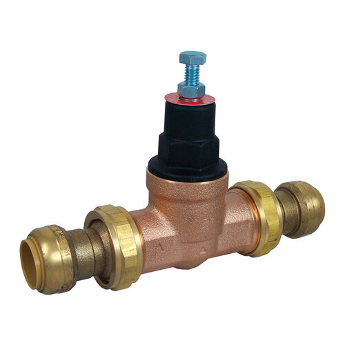 Cash Acme 23893-0045 Water Pressure Regulating Valve EB-45 Series 1/2 PTC Bronze 1/2 PTC 1