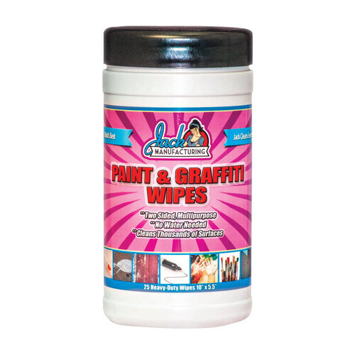 Jack 800122 Cleaning Wipes Paint & Graffiti 51/2" W X 10" L
